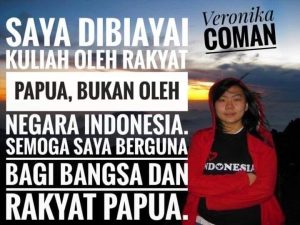 Ini Ucapan Terima Kasih Veronica Koman, Kepada Bangsa West Papua