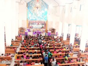 Umat Paroki Bilogai, Merayakan Misa Suci Hari Rabu Abu Dirayakan Minggu Ini Karena Gangguan Keamanan