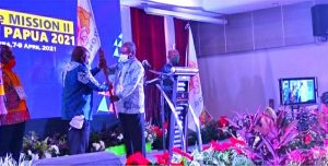 Gubernur Lukas Enembe: Resmi Membuka CdM Meeting II, PON XX Harus Sukses Sesuai Harapan